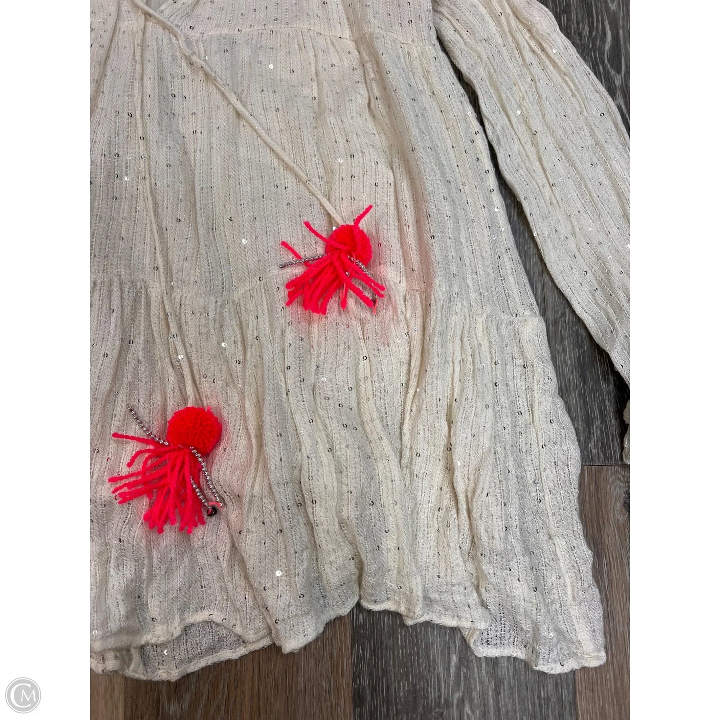 Dress Casual Short By Sundress In Cream, Size: M