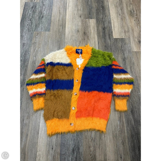 Sweater Cardigan By Elfric Eden In Multi-colored, Size: L