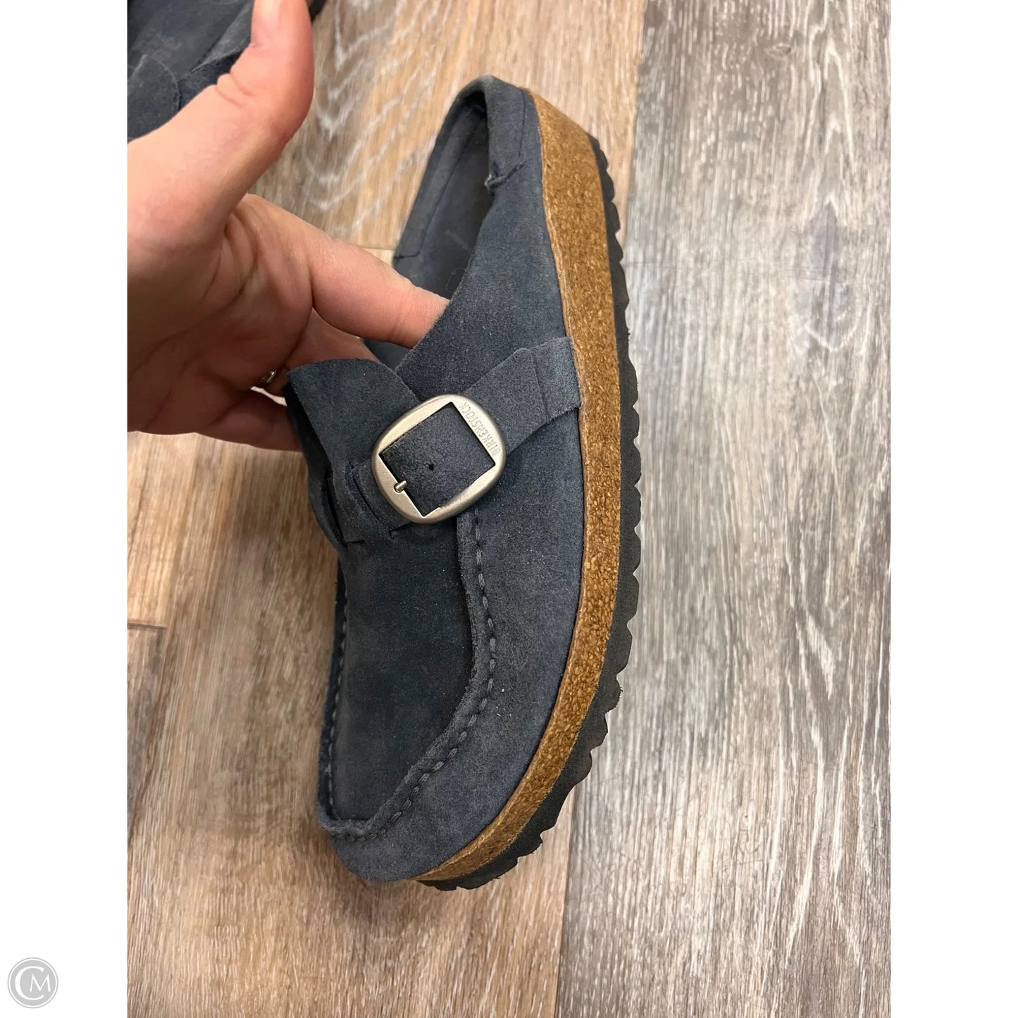 Shoes Flats By Birkenstock In Blue, Size: 7