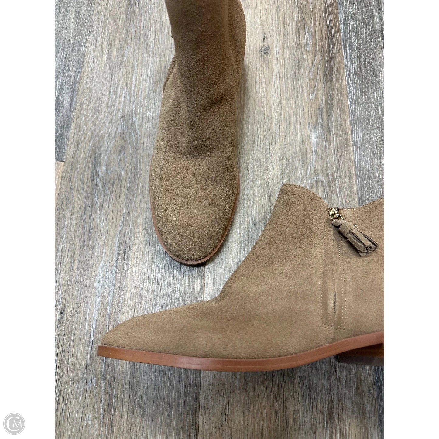 Boots Designer By Kate Spade In Tan, Size: 7.5