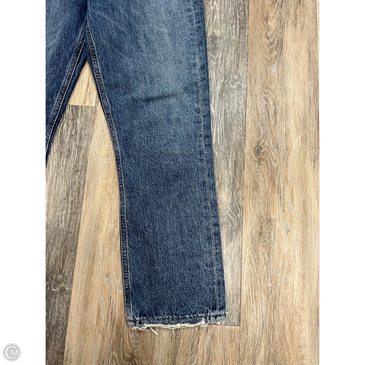 *Jeans Straight By Agolde In Blue Denim, Size: 4/27
