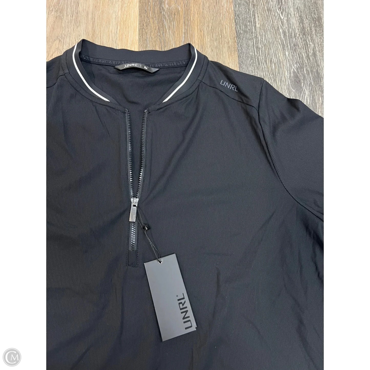 Athletic Top Short Sleeve By UNRL In Black, Size: Xl