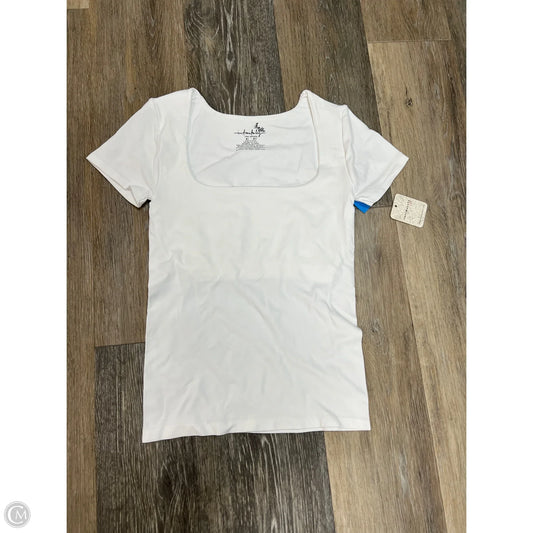 -Top Short Sleeve By Free People In White, Size: M