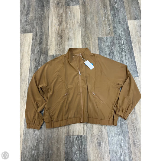 Athletic Jacket By Travis Mathew In Tan, Size: Xxl