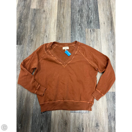 Sweatshirt Collar By The Great. In Orange, Size: M