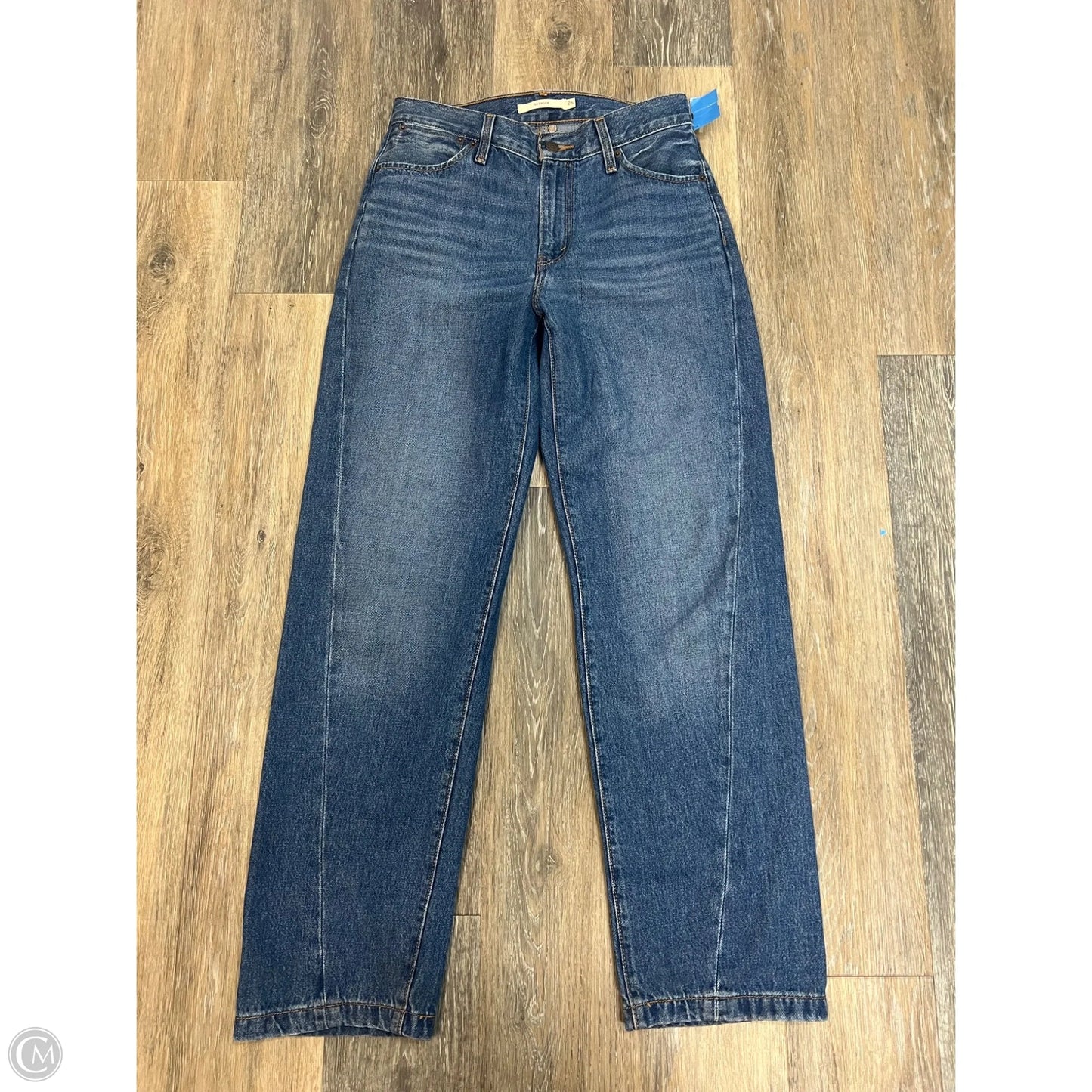 Jeans Wide Leg By Levis In Blue Denim, Size: 2