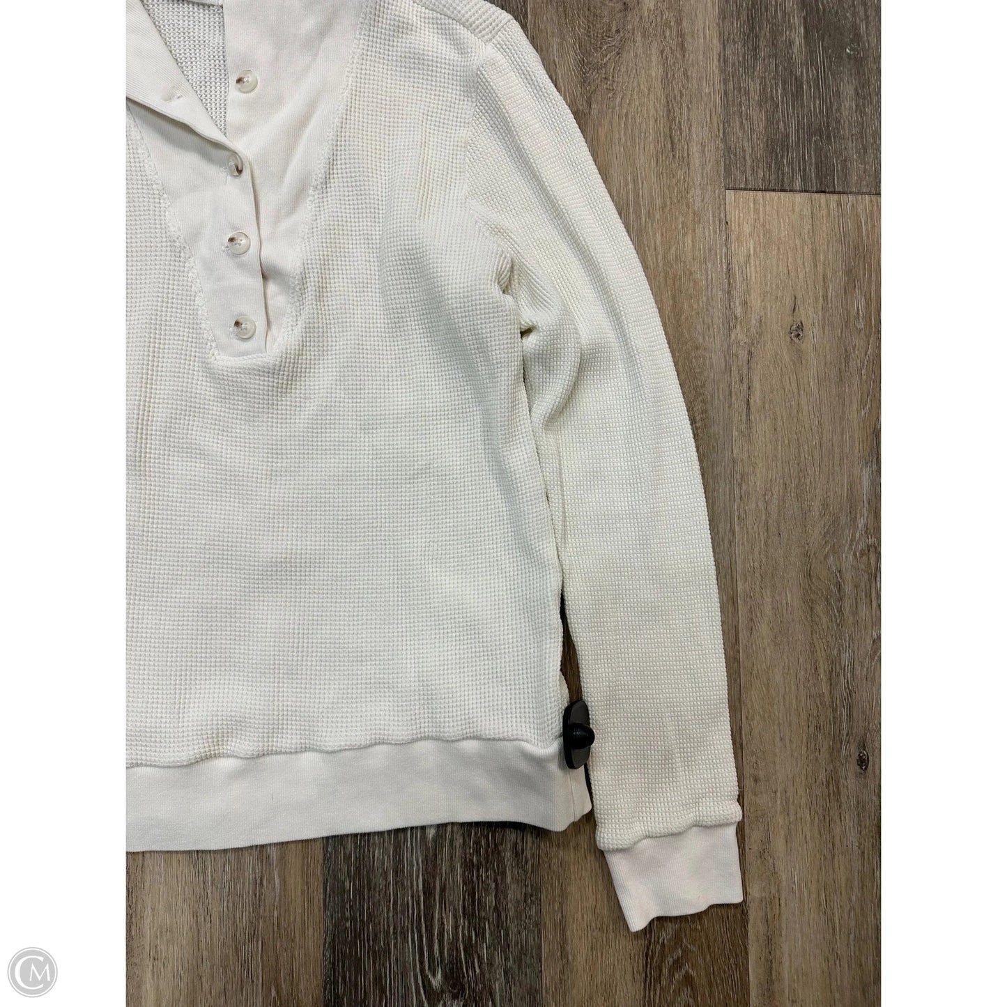Top Long Sleeve By La Made In White, Size: Xl