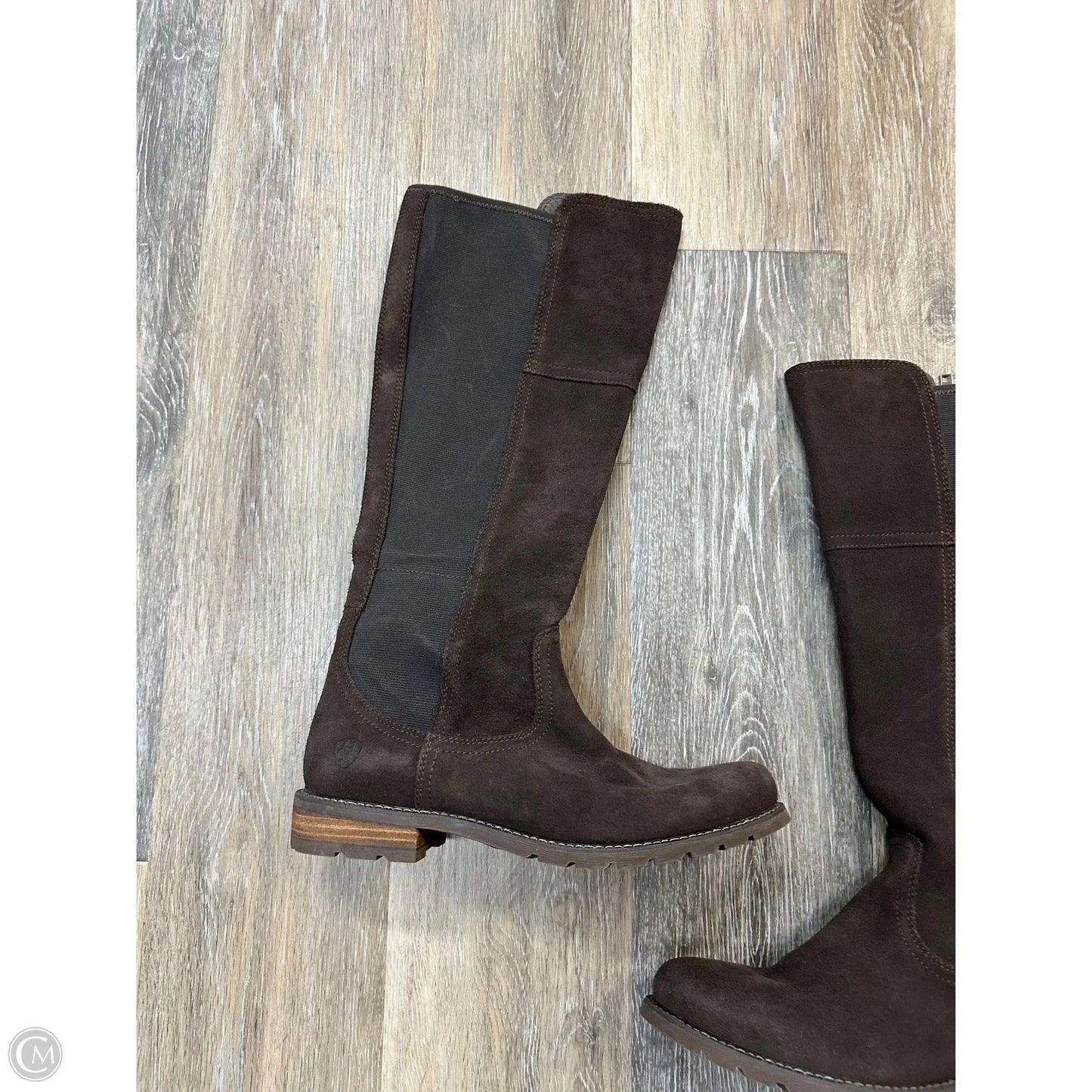 -Boots Knee Flats By Ariat In Brown, Size: 9