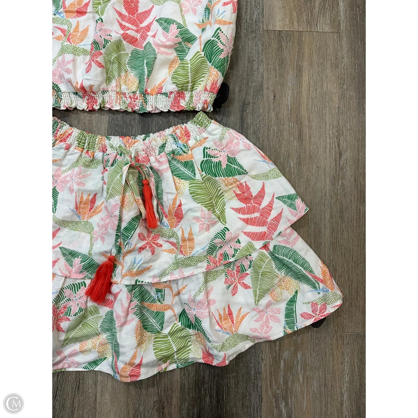 Dress Set 2pc By Tori Richards In Floral Print, Size: M