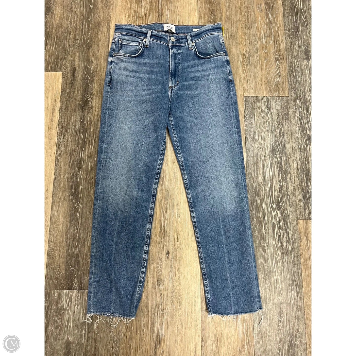 Jeans Straight By Citizens Of Humanity In Blue Denim, Size: 6/28