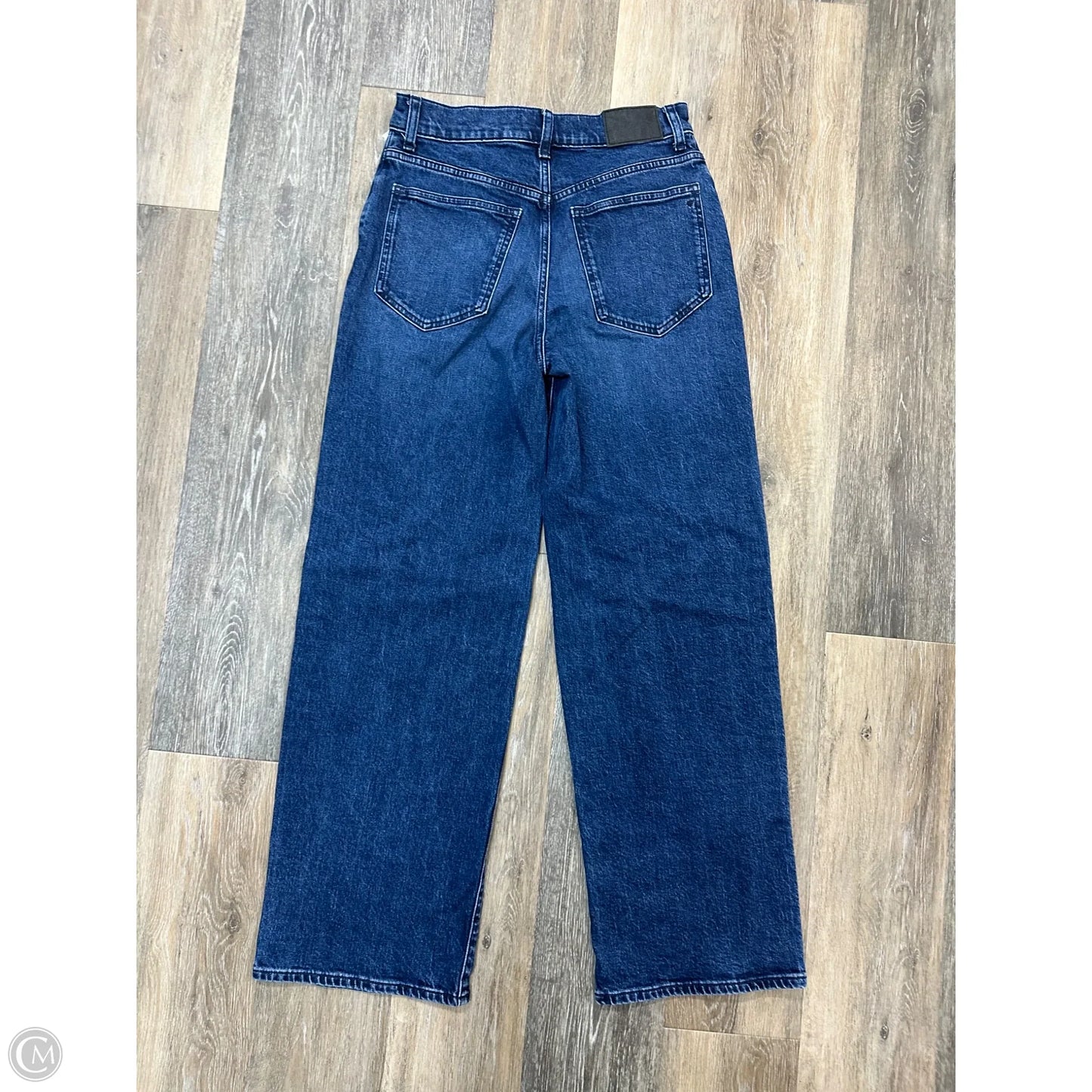 Jeans Wide Leg By Madewell In Blue Denim, Size: 4