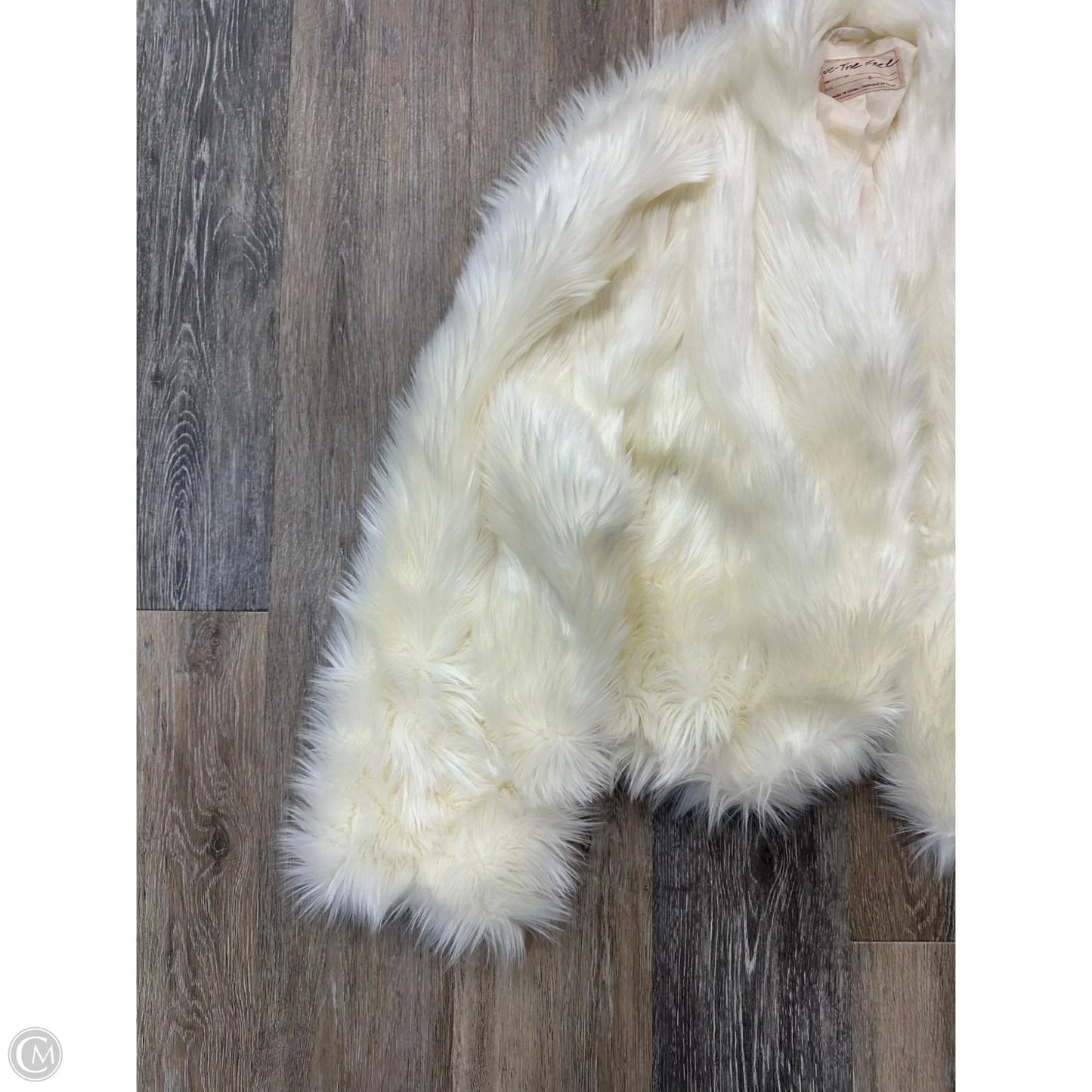 Coat Faux Fur & Sherpa By We The Free In Cream, Size: L
