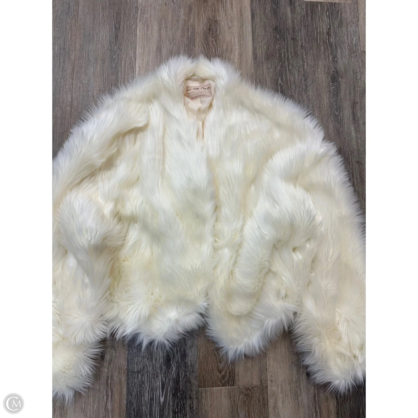 Coat Faux Fur & Sherpa By We The Free In Cream, Size: L