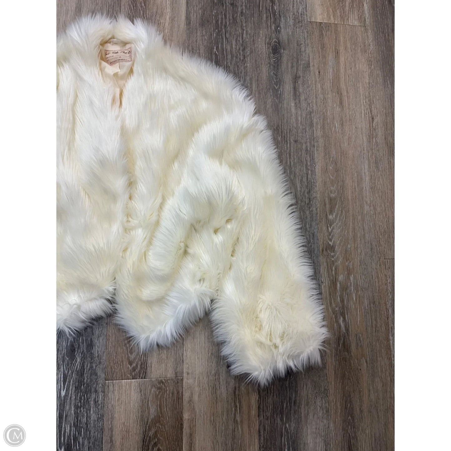 Coat Faux Fur & Sherpa By We The Free In Cream, Size: L
