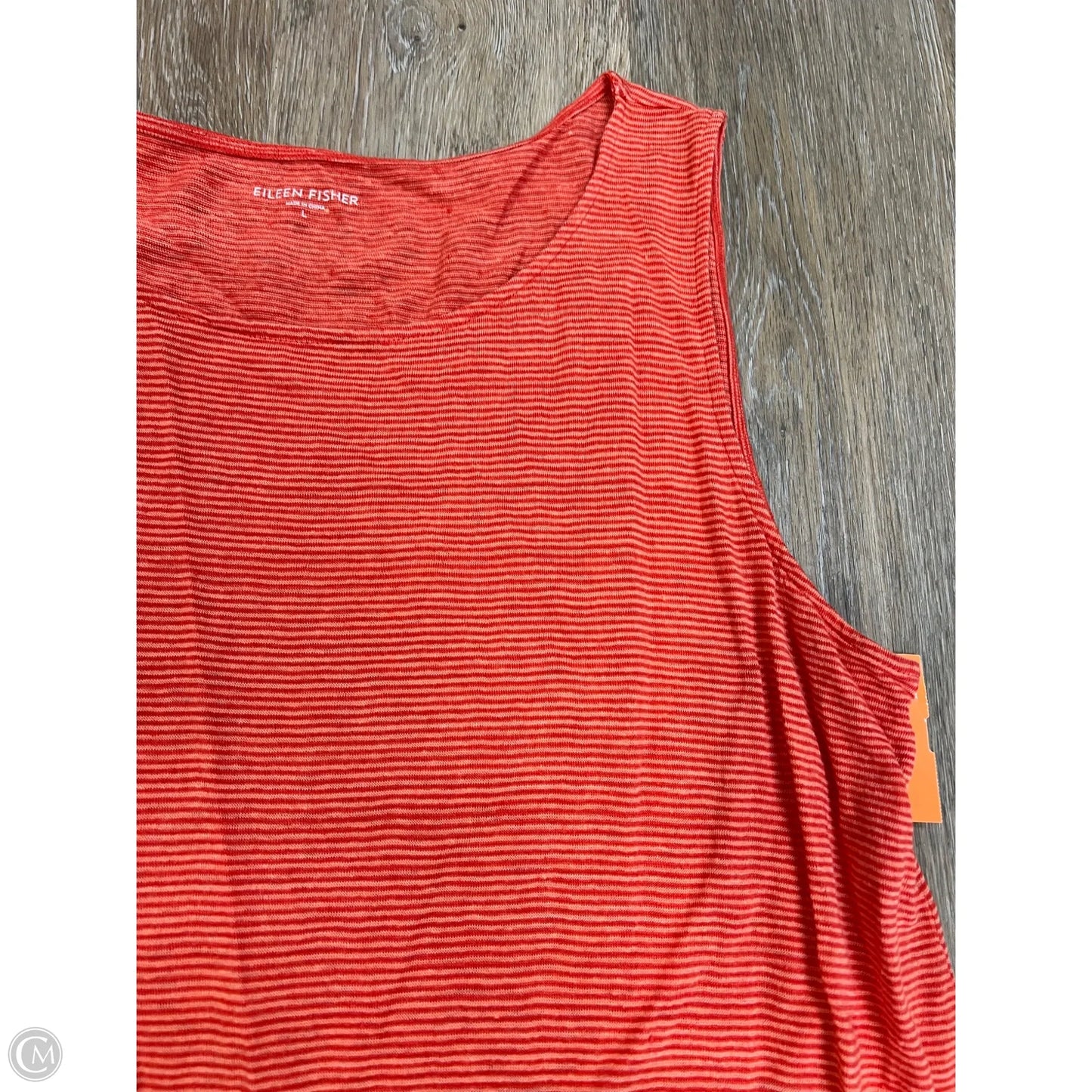 Dress Casual Maxi By Eileen Fisher In Orange, Size: L