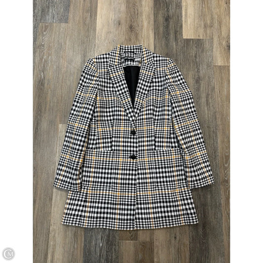 Blazer Designer By Karl Lagerfeld In Black & White, Size: M