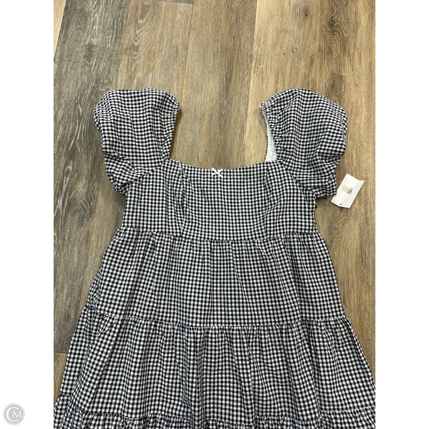 Dress Casual Short By Originality In Black & White, Size: L