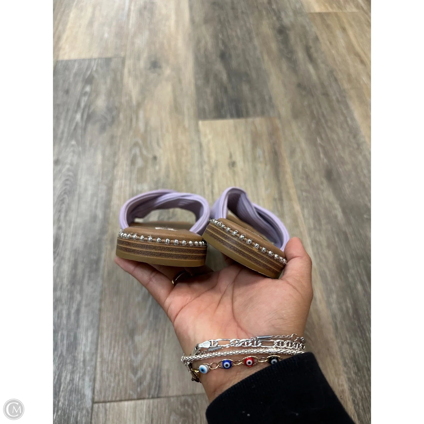 Sandals Flats By Steve Madden In Purple, Size: 10