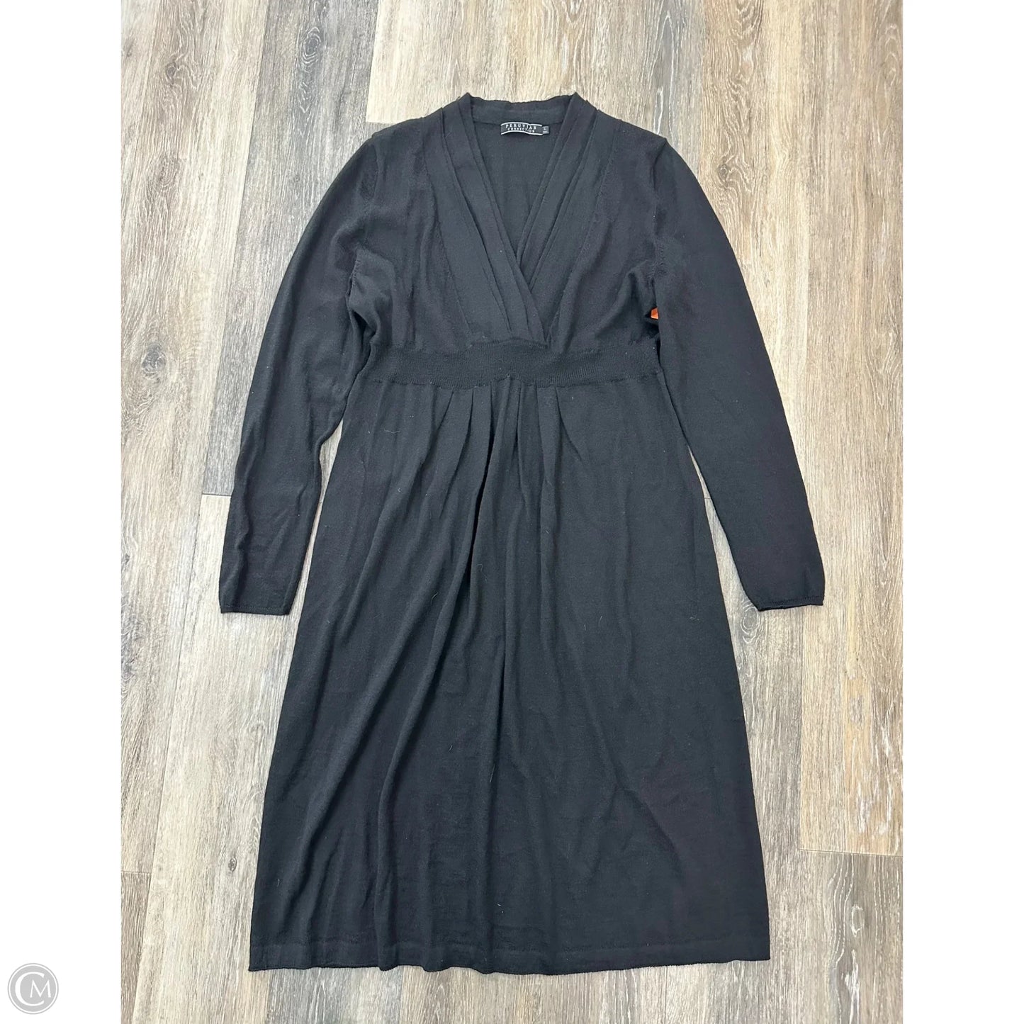 Dress Casual Midi By Peruvian Connection In Black, Size: L