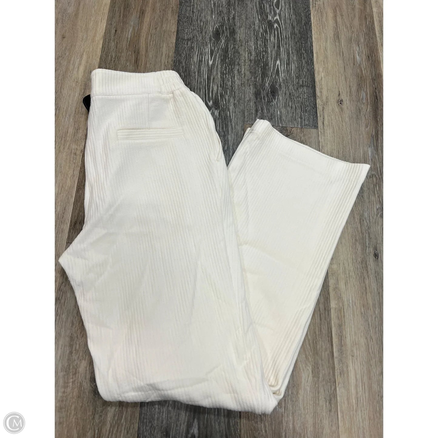Pants Wide Leg By Varley In Cream, Size: S