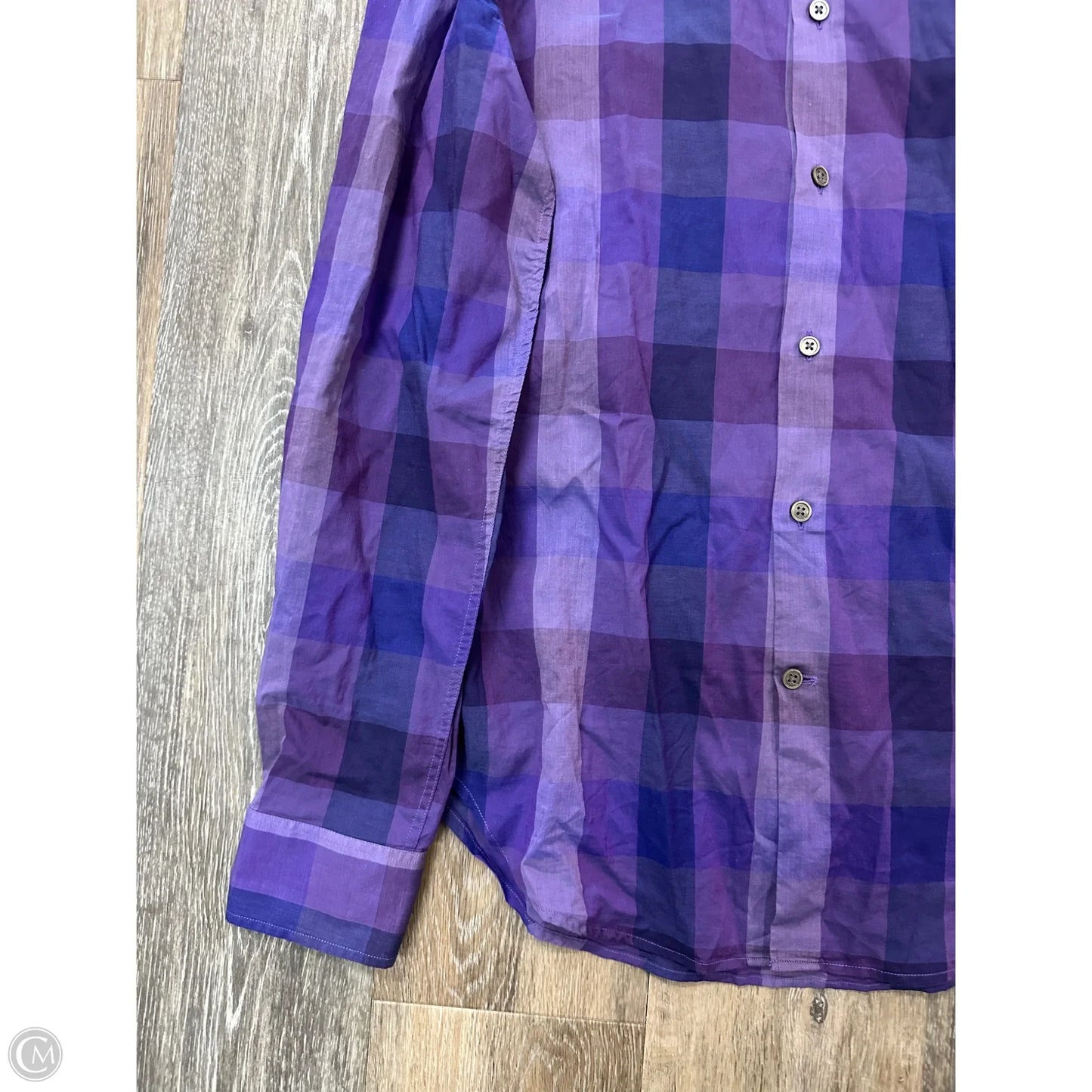 Blouse Long Sleeve By Acne Studios In Purple, Size: M
