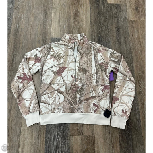 Sweatshirt Collar By Thread And Supply In Camouflage Print, Size: S
