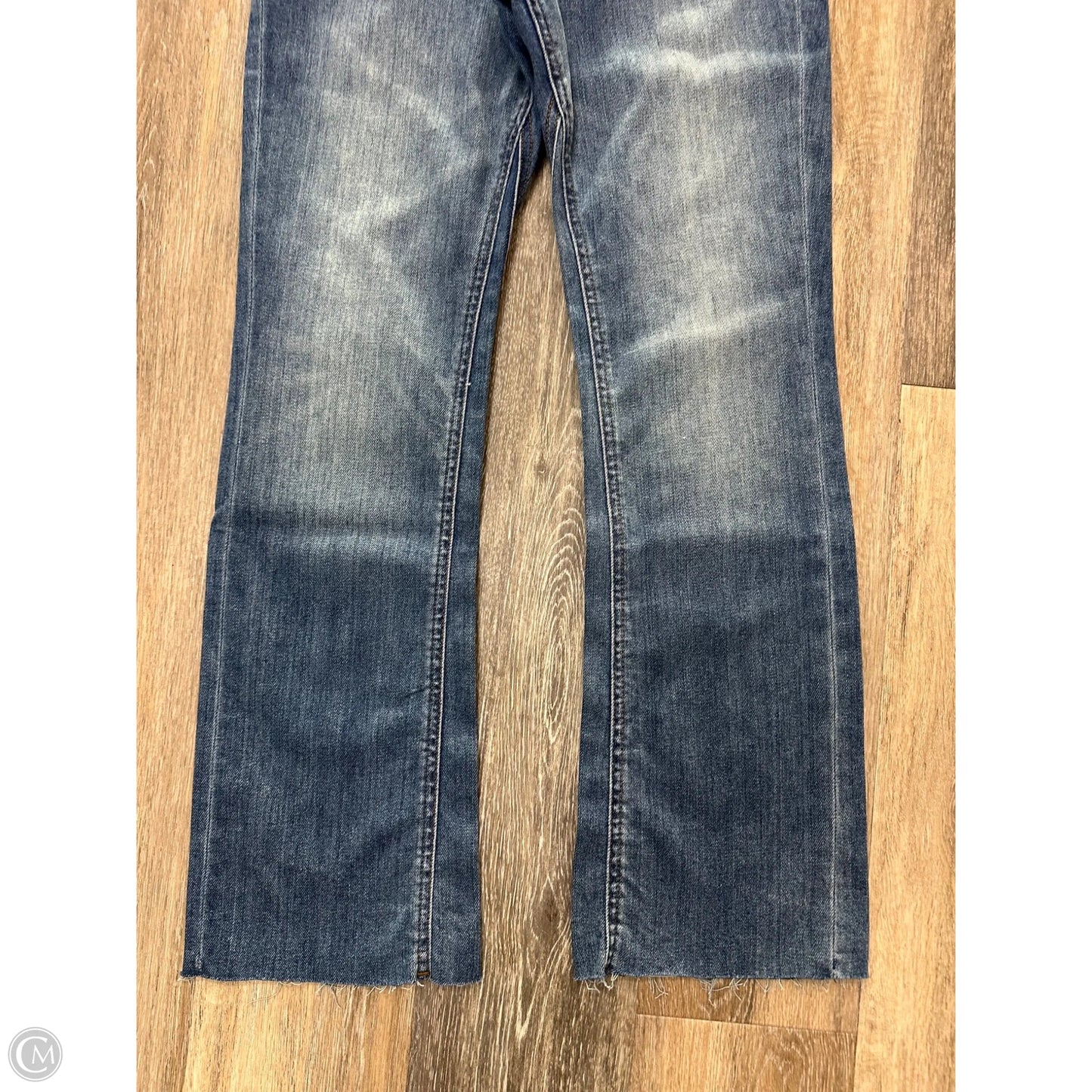Jeans Flared By Kut In Blue Denim, Size: 00