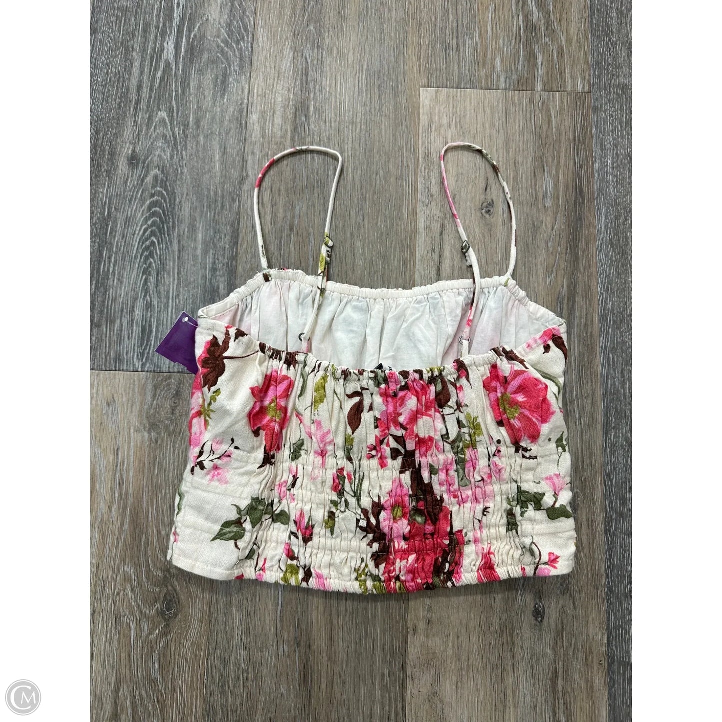 Tank Top By Abercrombie And Fitch In Floral Print, Size: S