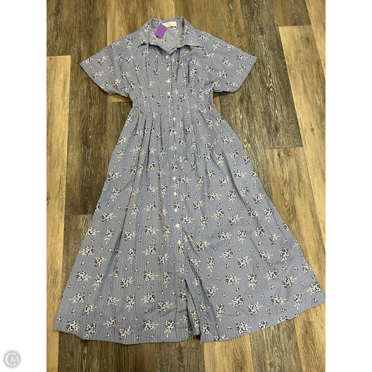 -Dress Casual Maxi By Leela & Lavender In Striped Pattern, Size: M