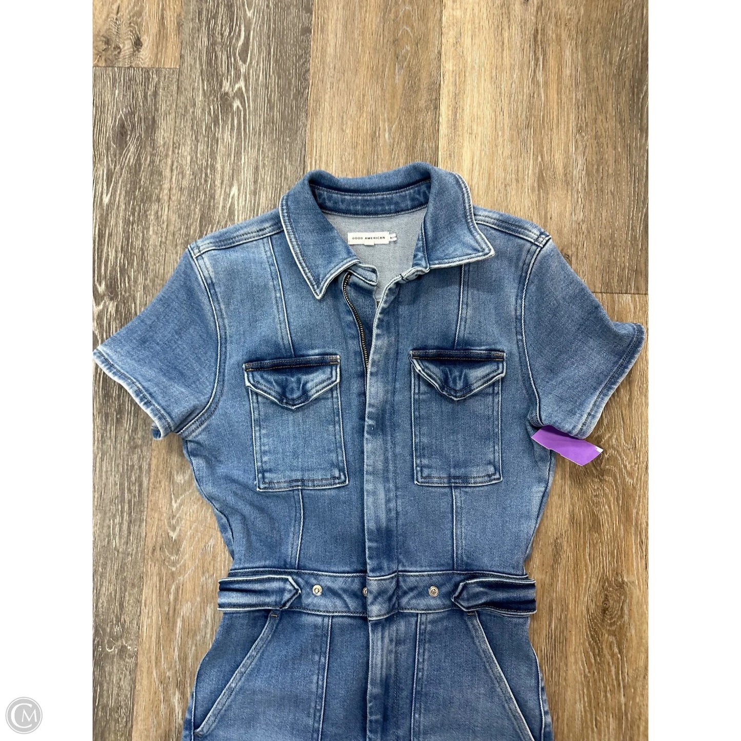 Jumpsuit By Good American In Blue Denim, Size: S
