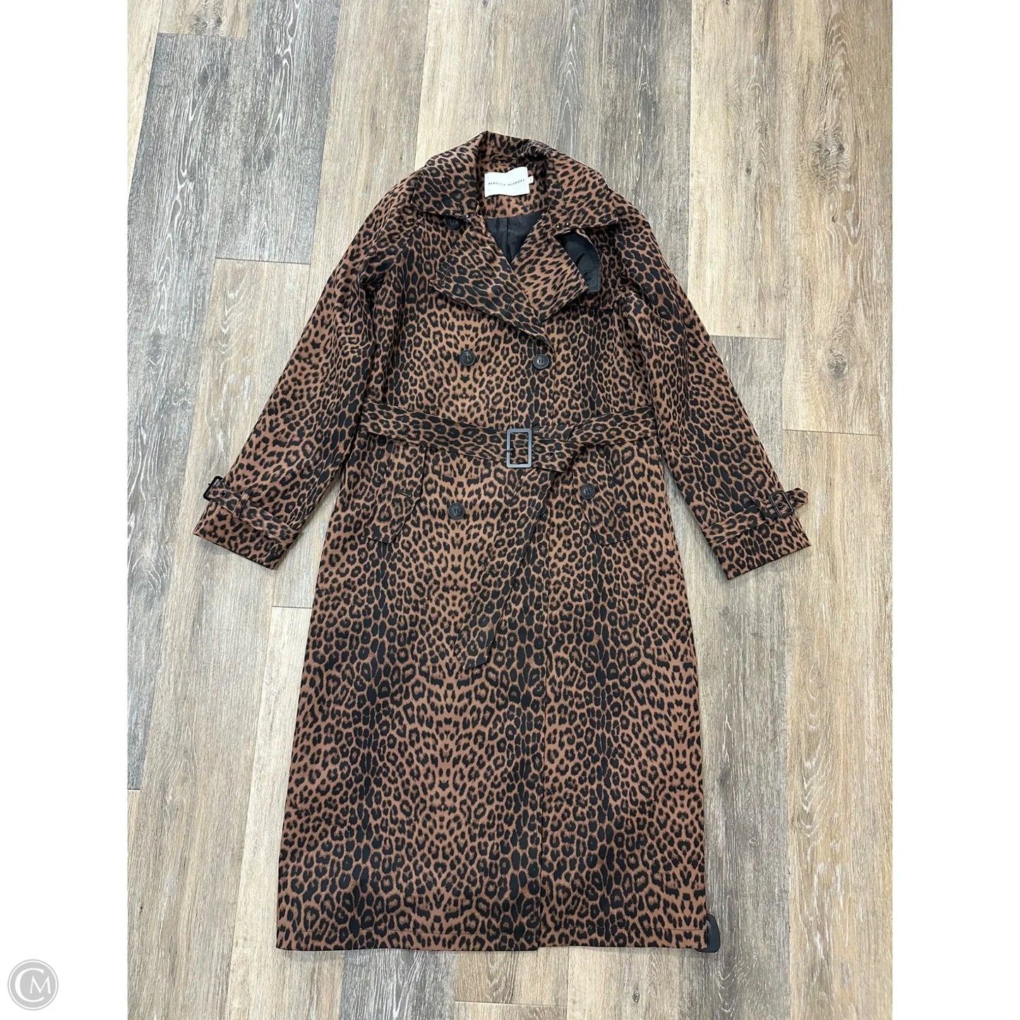 Jacket Designer By Rebecca Minkoff In Animal Print, Size: S