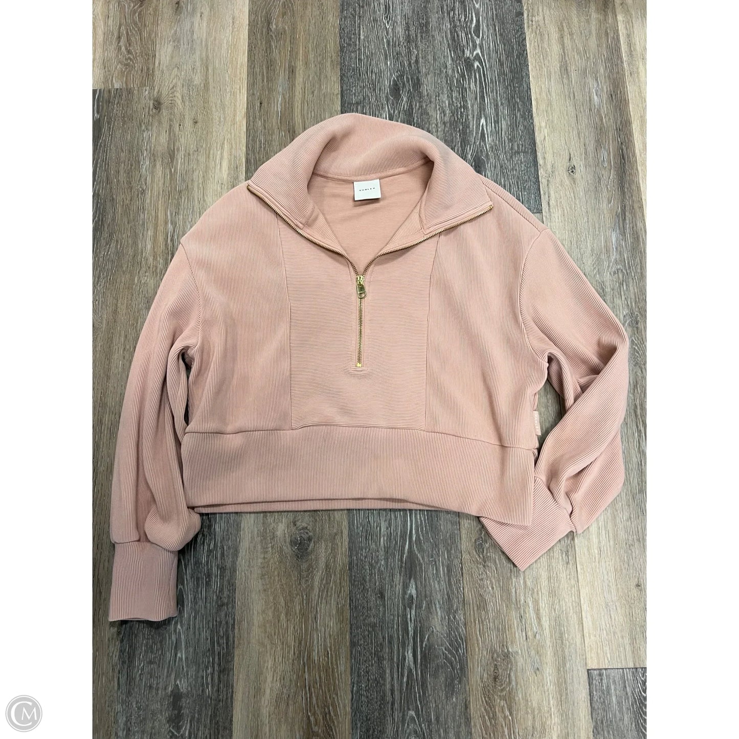 Athletic Sweatshirt Collar By Varley In Pink, Size: S