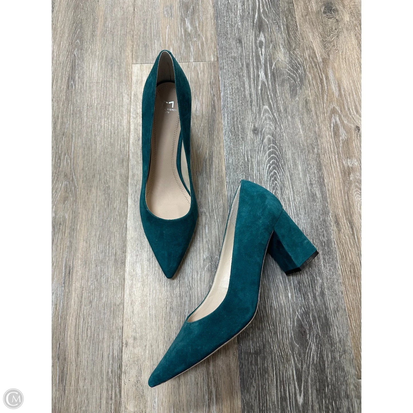 Shoes Heels Block By Marc Fisher In Green, Size: 9.5