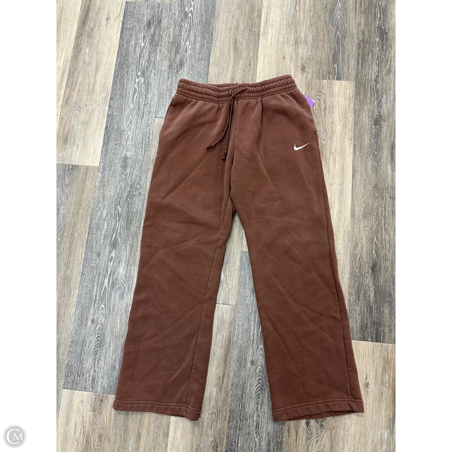 Athletic Pants By Nike Apparel In Brown, Size: M