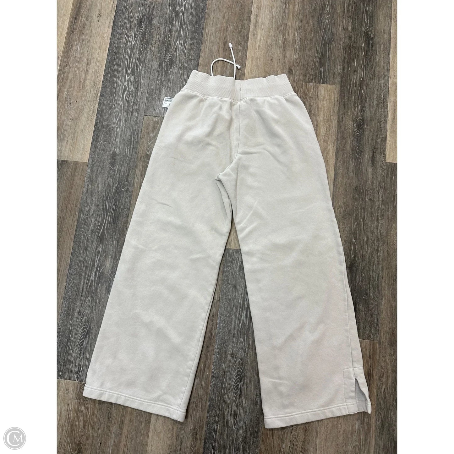 Athletic Pants By Nike Apparel In Cream, Size: S