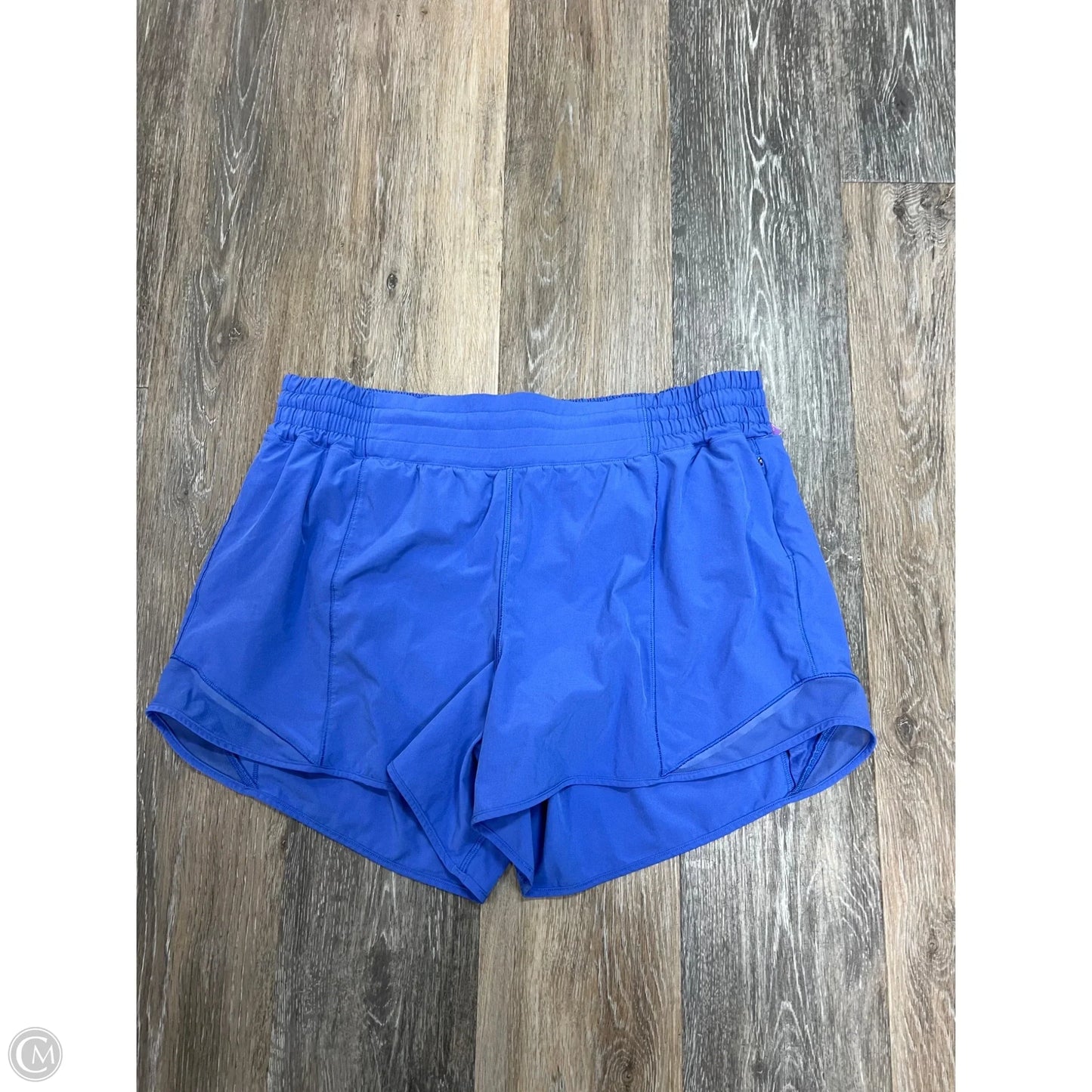 Athletic Shorts By Lululemon In Blue, Size: 14