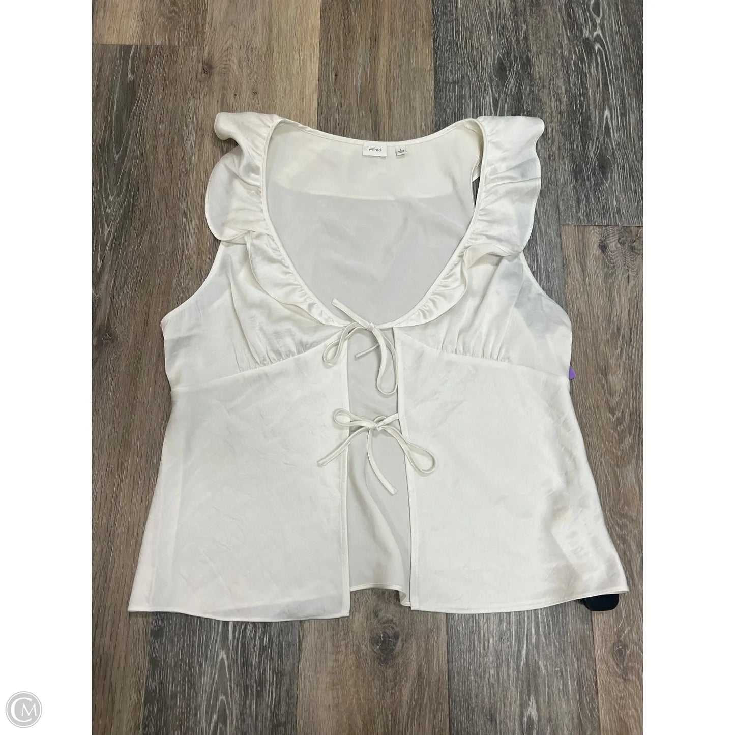 Top Sleeveless By Wilfred In White, Size: L