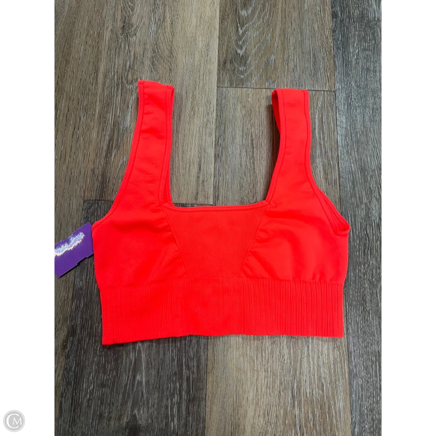 Athletic Bra By Free People In Orange, Size: Xs