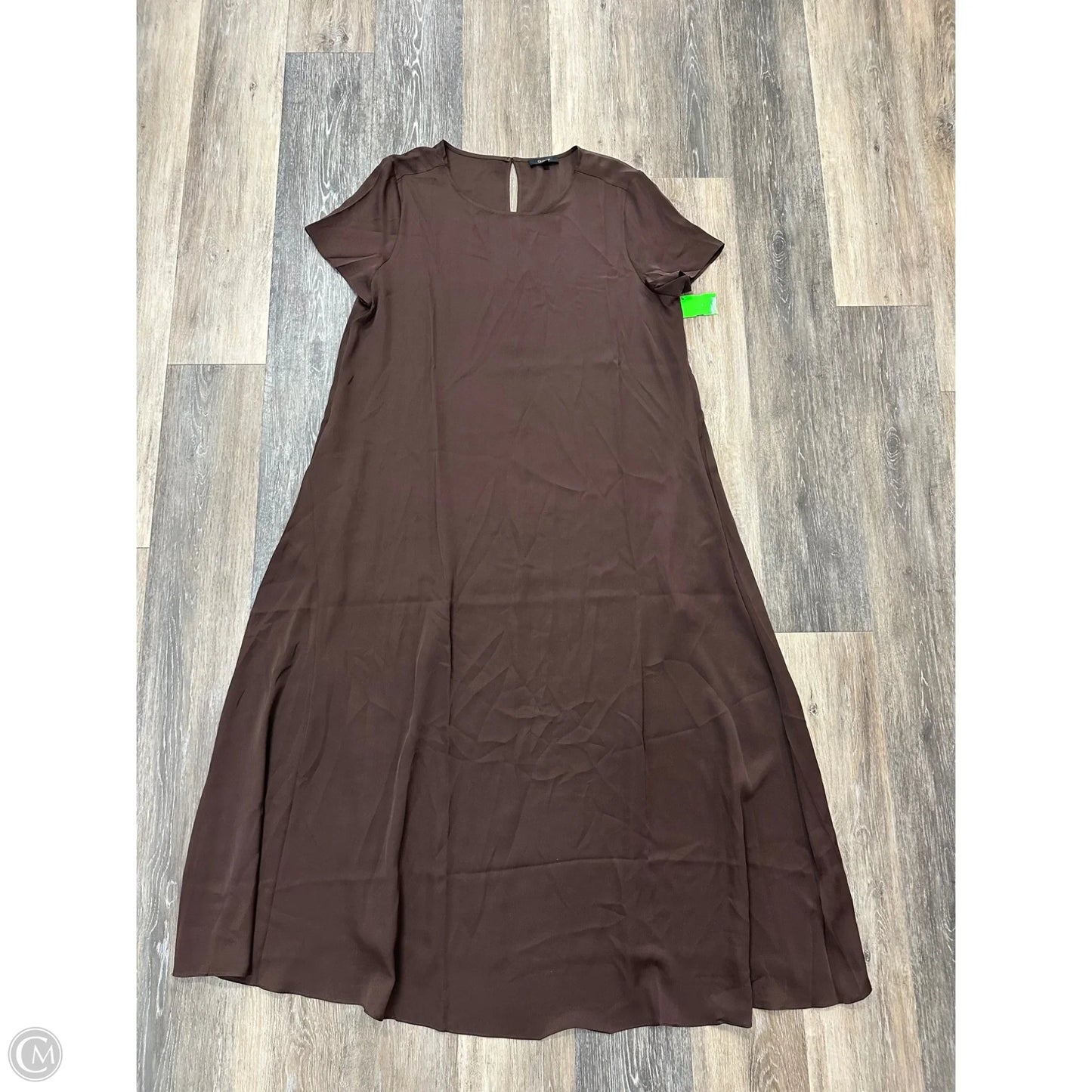 Dress Casual Maxi By Quince In Brown, Size: M