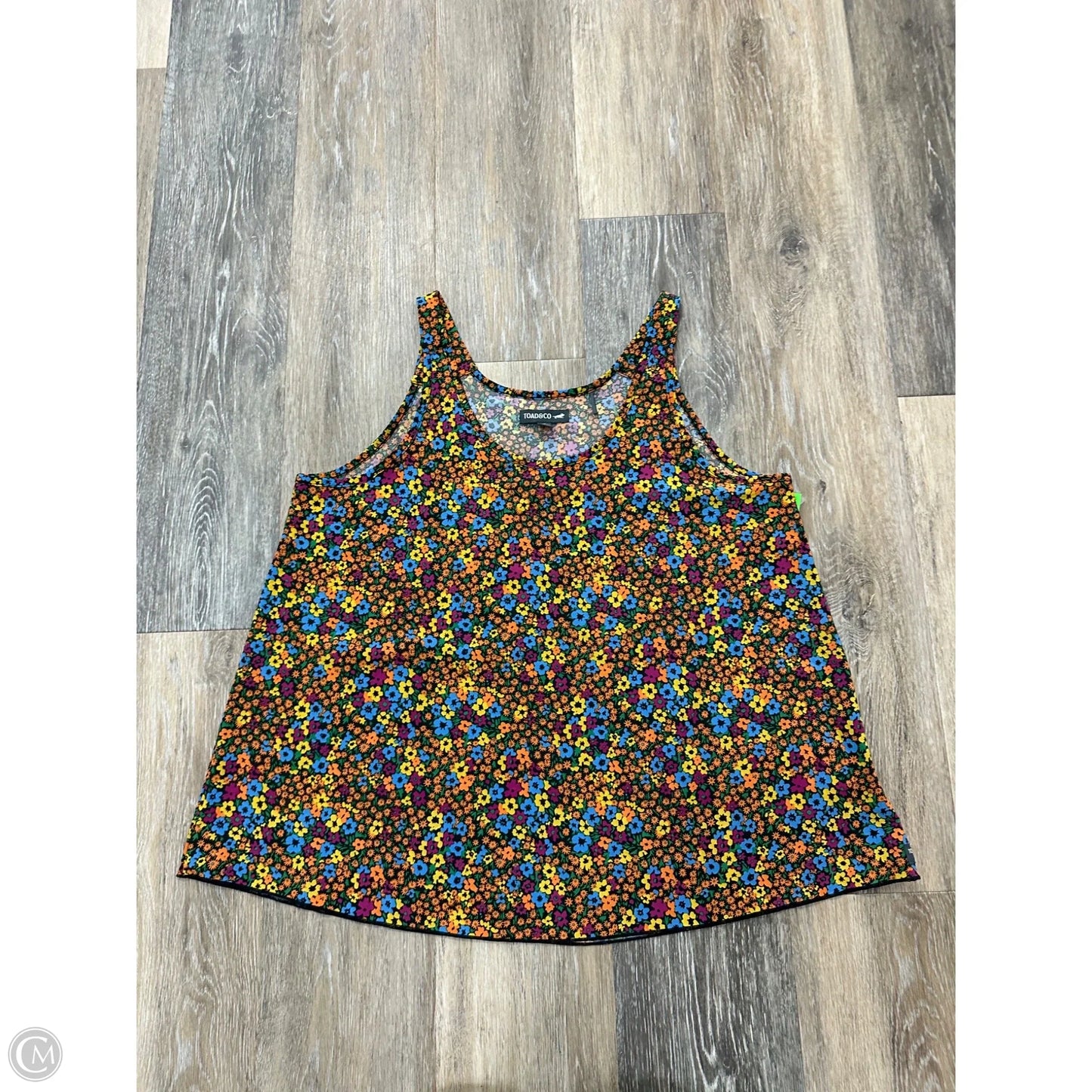 Athletic Tank Top By Toad & Co In Floral Print, Size: S