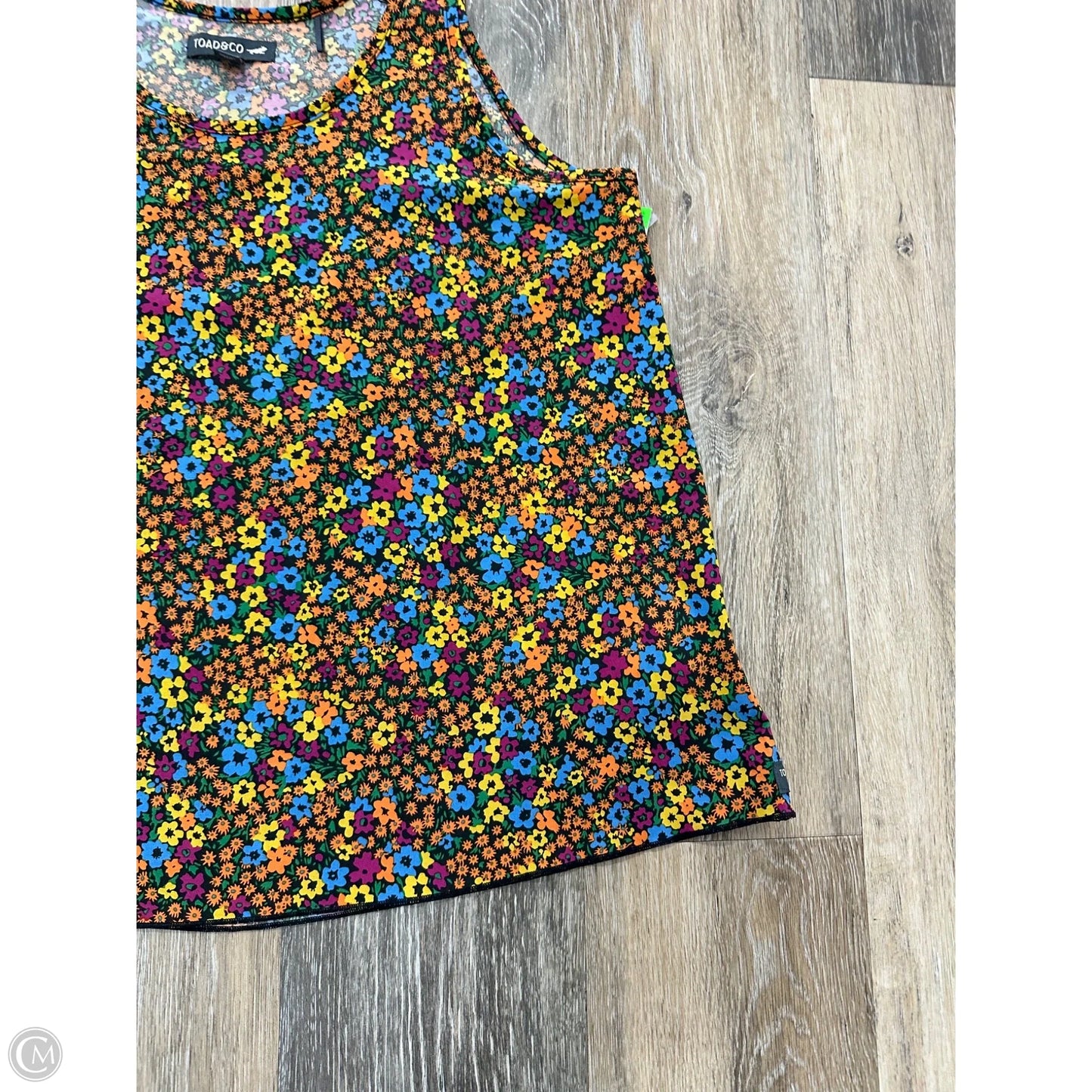 Athletic Tank Top By Toad & Co In Floral Print, Size: S
