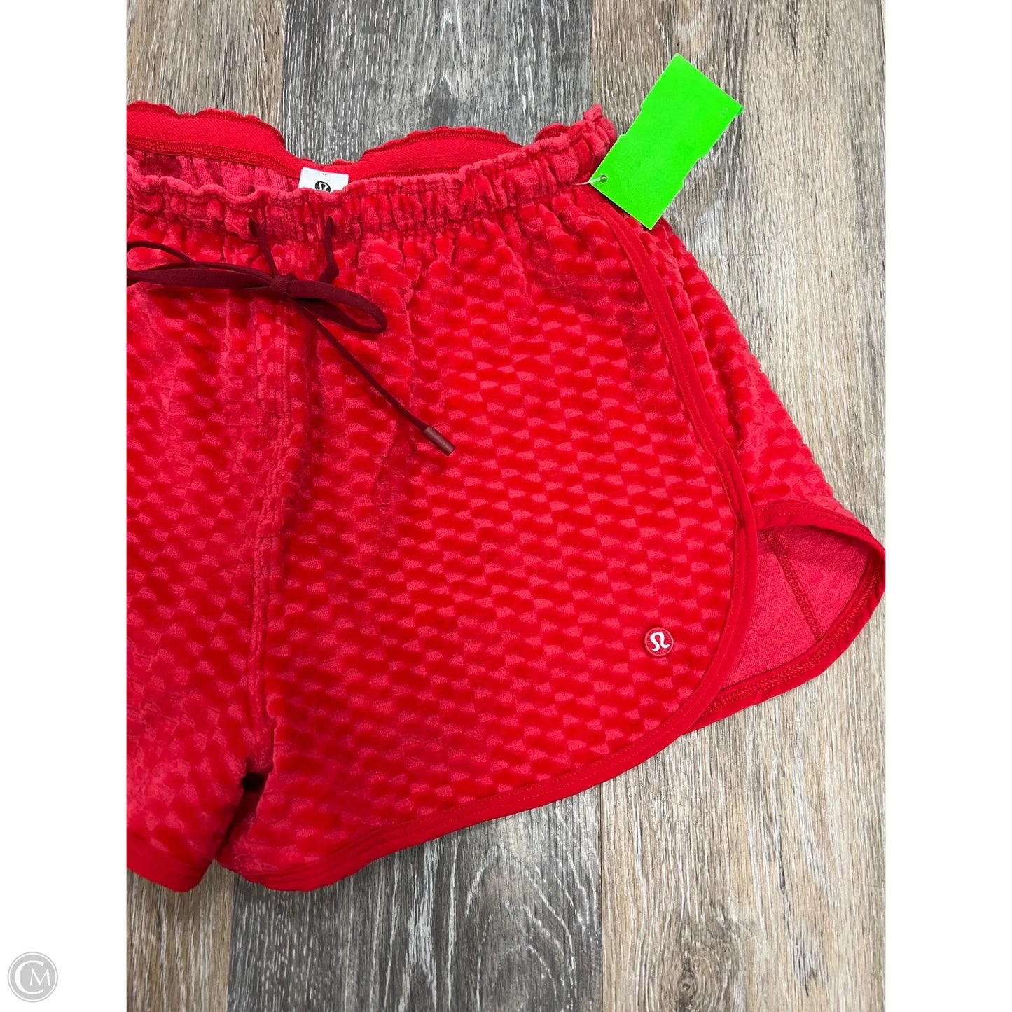 Athletic Shorts By Lululemon In Red, Size: Xs