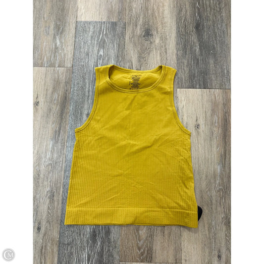 Tank Top By Anthropologie In Yellow, Size: S