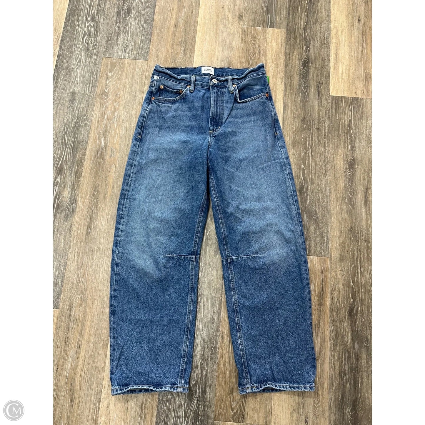 Jeans Wide Leg By Citizens Of Humanity In Blue Denim, Size: 1/25