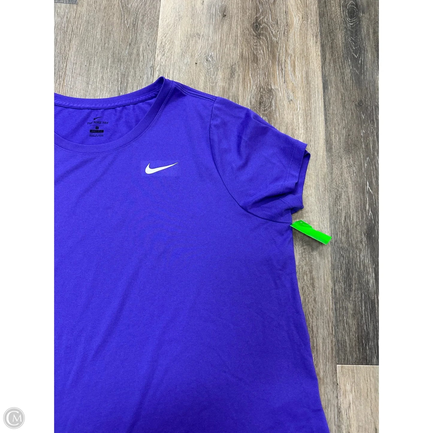 Athletic Top Short Sleeve By Nike Apparel In Purple, Size: 1x
