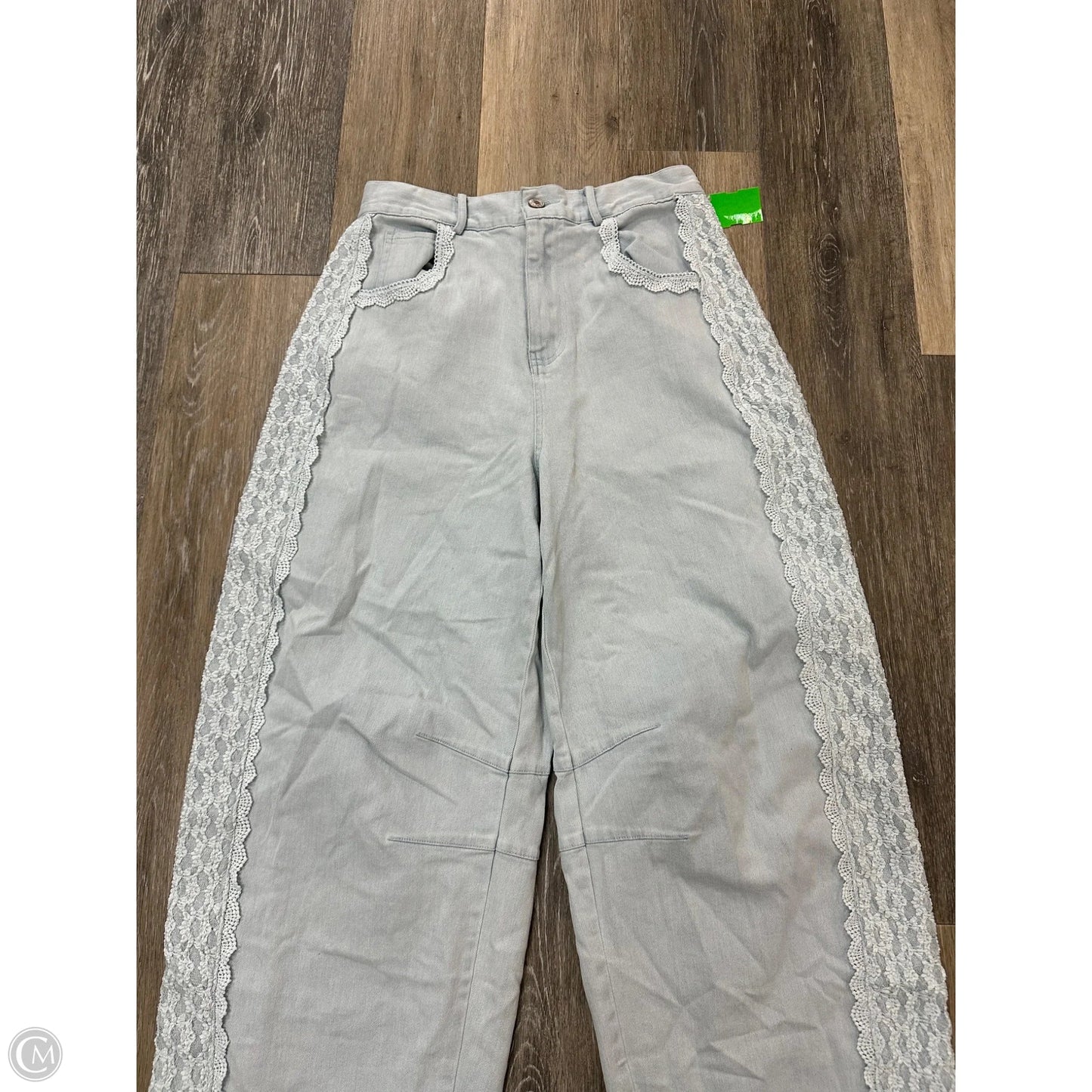 Jeans Straight By Davi & Dani In Blue Denim, Size: M