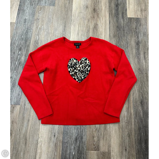 Sweater By Rachel Zoe In Red, Size: Xl