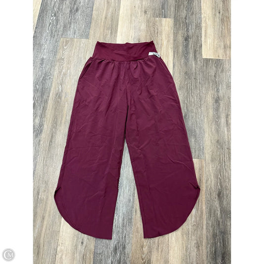 Athletic Pants By Halara In Maroon, Size: S