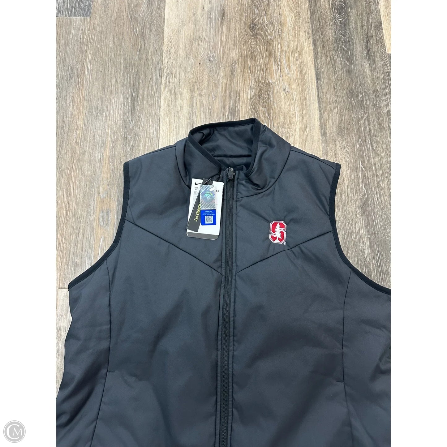 Vest Puffer & Quilted By Nike Apparel In Black, Size: L