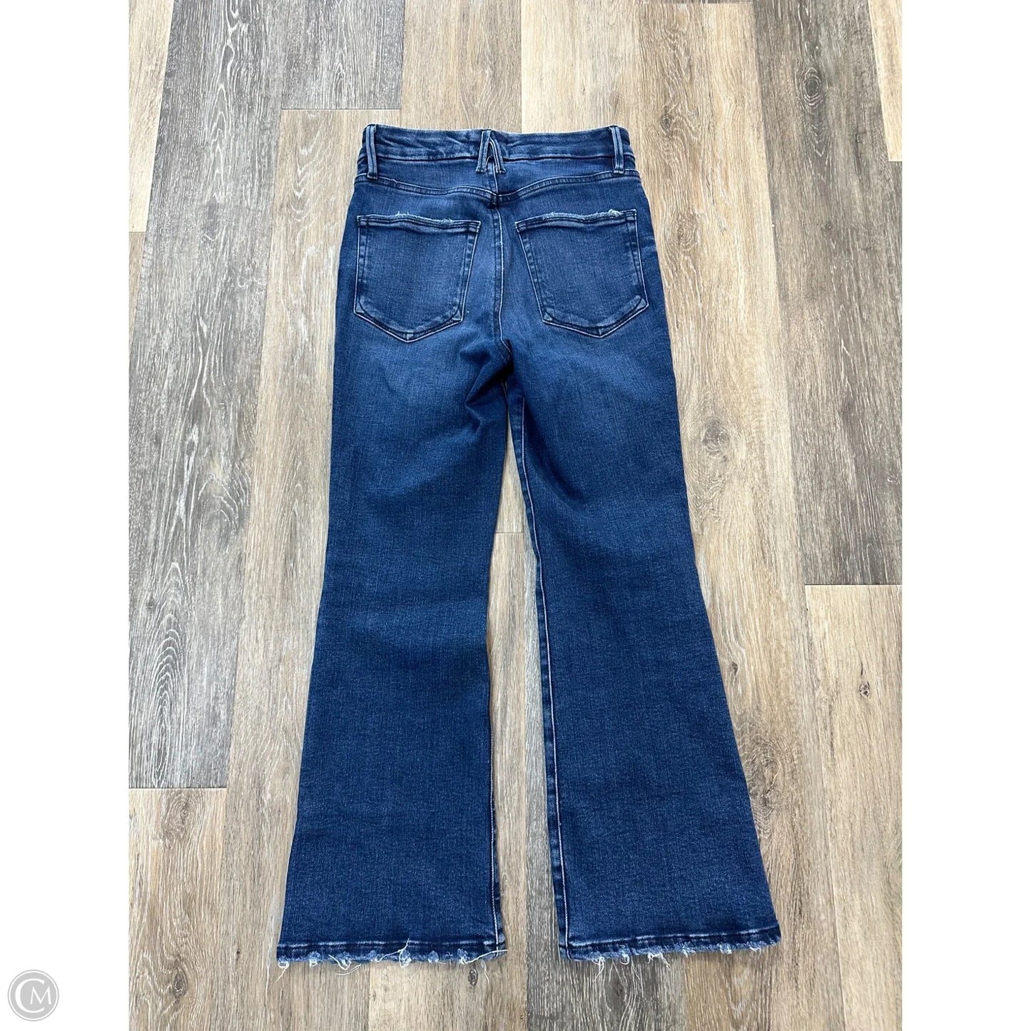 Jeans Boot Cut By Good American In Blue Denim, Size: 2